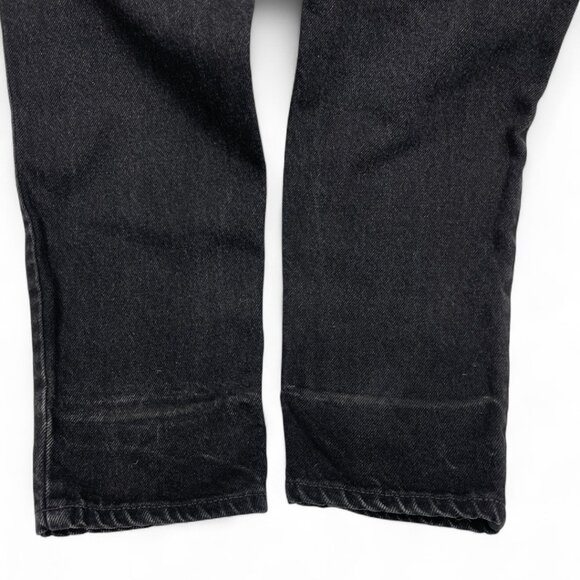 Levi's 512 Vintage Slim Fit Tapered Black Cotton Denim Jeans Men's W 31 x L 32 - Picture 9 of 14